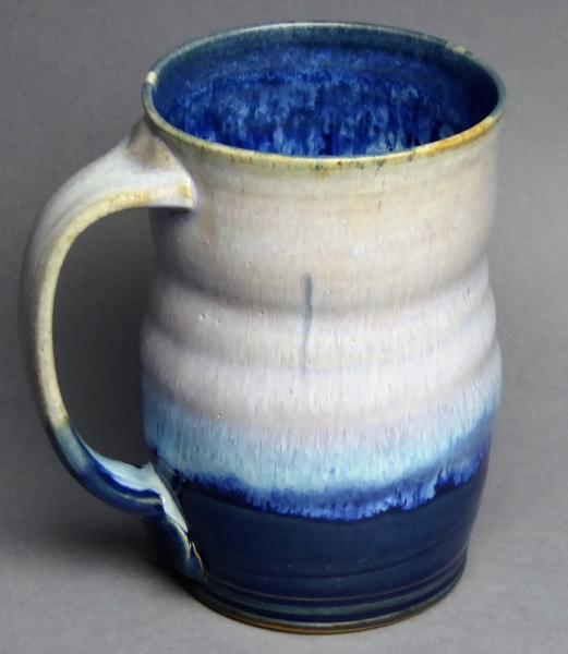Cream/blue Mug picture