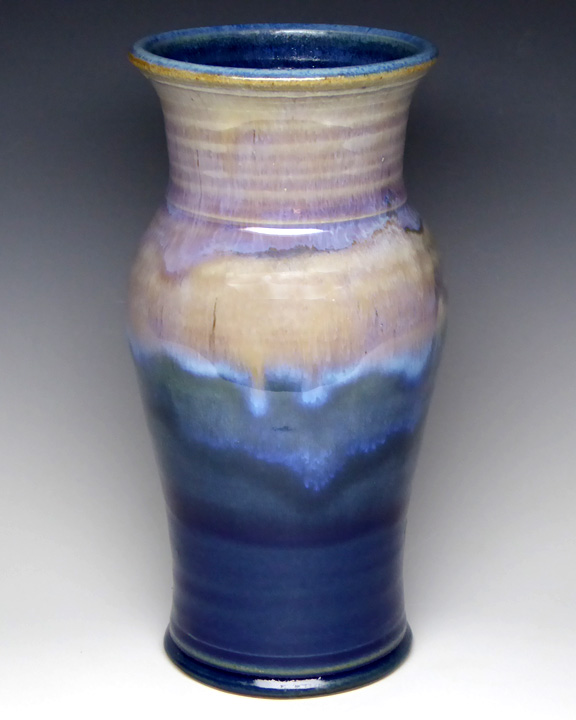 Creamy blue mini vase picture
