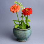 Green Ikebana Vase