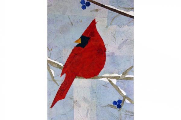 Fine Art Print of Cardinal Collage