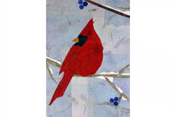 Fine Art Print of Cardinal Collage picture