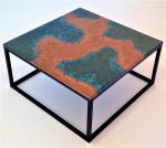 Coffee Table Patina Copper