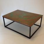 Hammered Copper Coffee Table