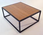Coffee Table with Light Bamboo