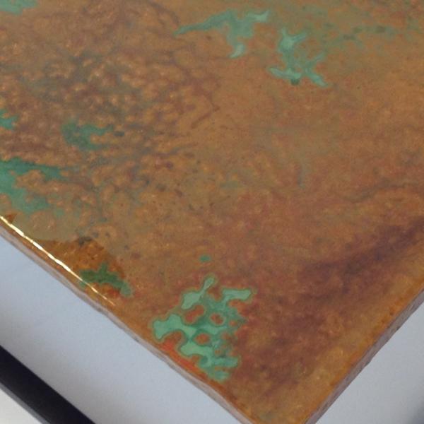 Hammered Copper Coffee Table picture