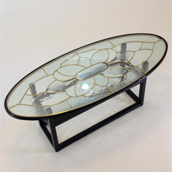 Table with Leaded Glass picture
