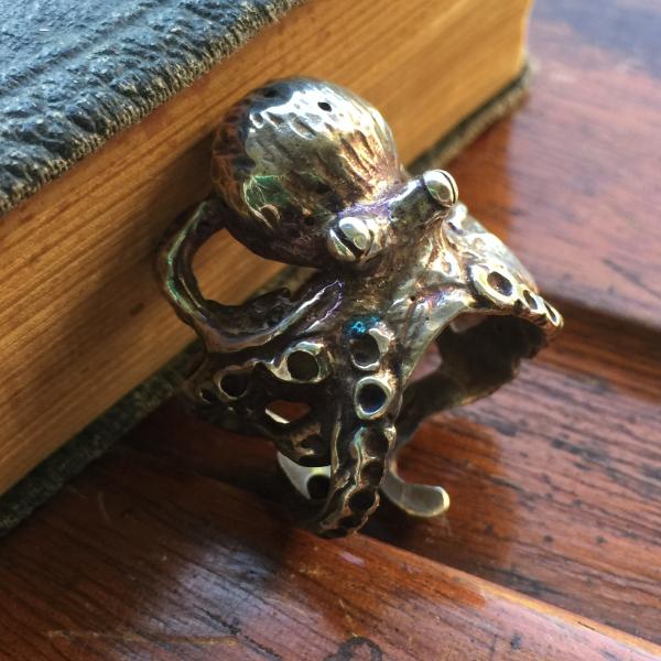 Full-Body Octopus Ring- Adjustable Size 8 - 10 picture