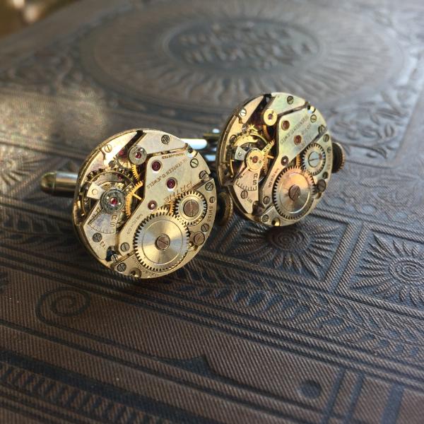 Circle Watch Cufflinks picture