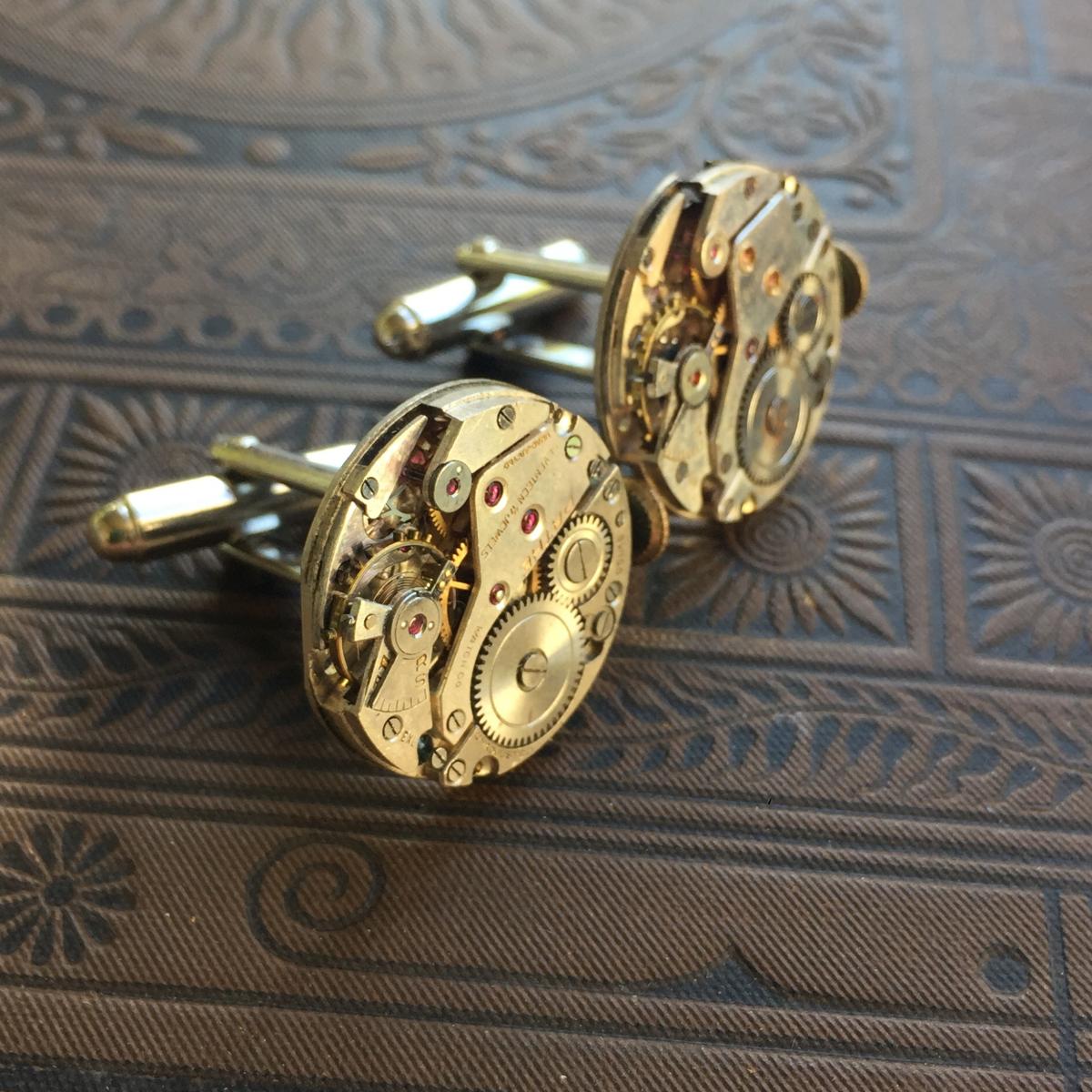 Circle Watch Cufflinks picture