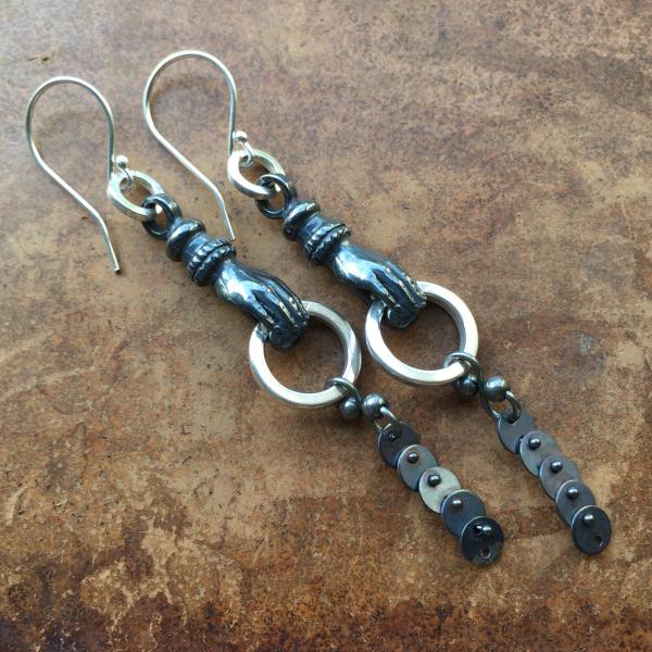 Victorian Hand Earrings