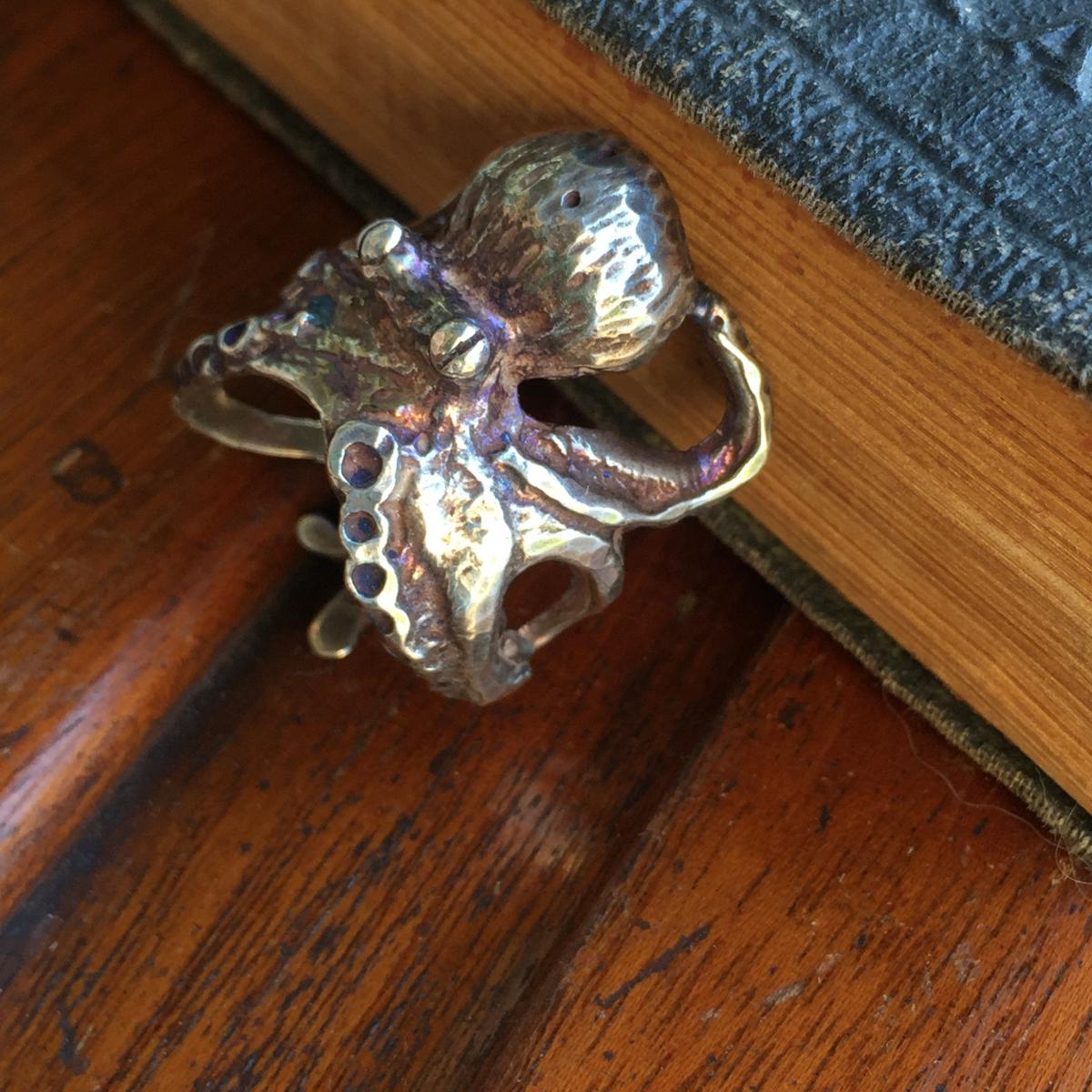 Full-Body Octopus Ring- Adjustable Size 8 - 10 picture