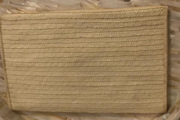 White Caña Flecha Envelope Clutch with strap picture