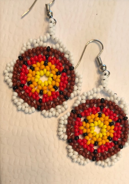 Multicolor Round Earrings picture