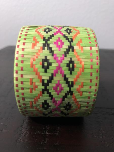 Wide Lime color Caña Flecha Bracelet picture