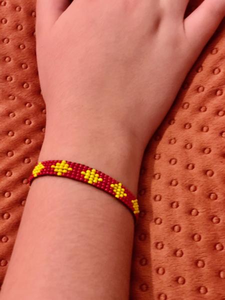 Chaquiral Bracelets - Red with Yellow