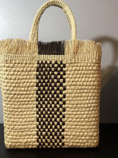 Iraca beige Handmade purse picture