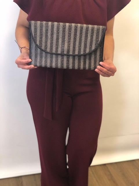 Grey Caña Flecha Envelope Clutch picture