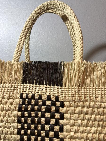 Iraca beige Handmade purse picture