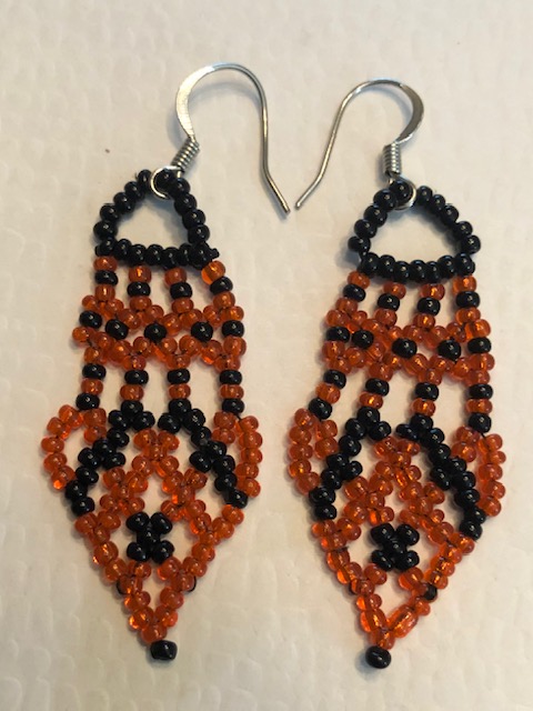 Pumpkin Orange earrings