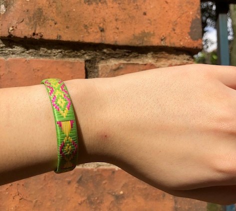 Thin Lime color Caña Flecha Bracelet picture