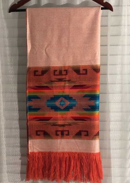 Peach color Reversible Color Shawl picture