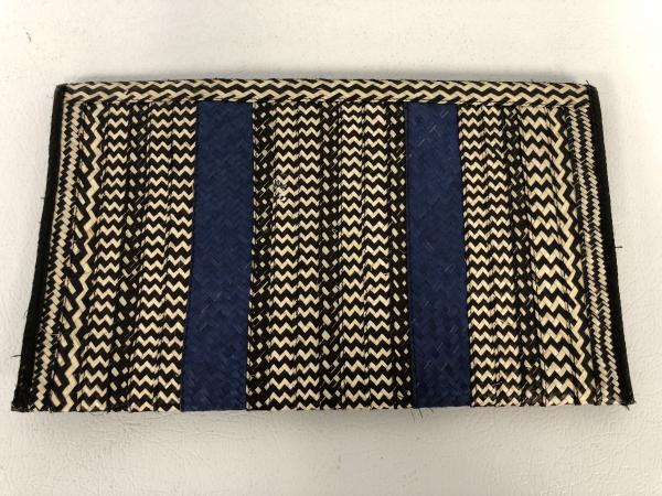 Navy Blue Caña Flecha Envelope Clutch picture
