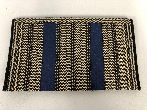 Navy Blue Caña Flecha Envelope Clutch picture