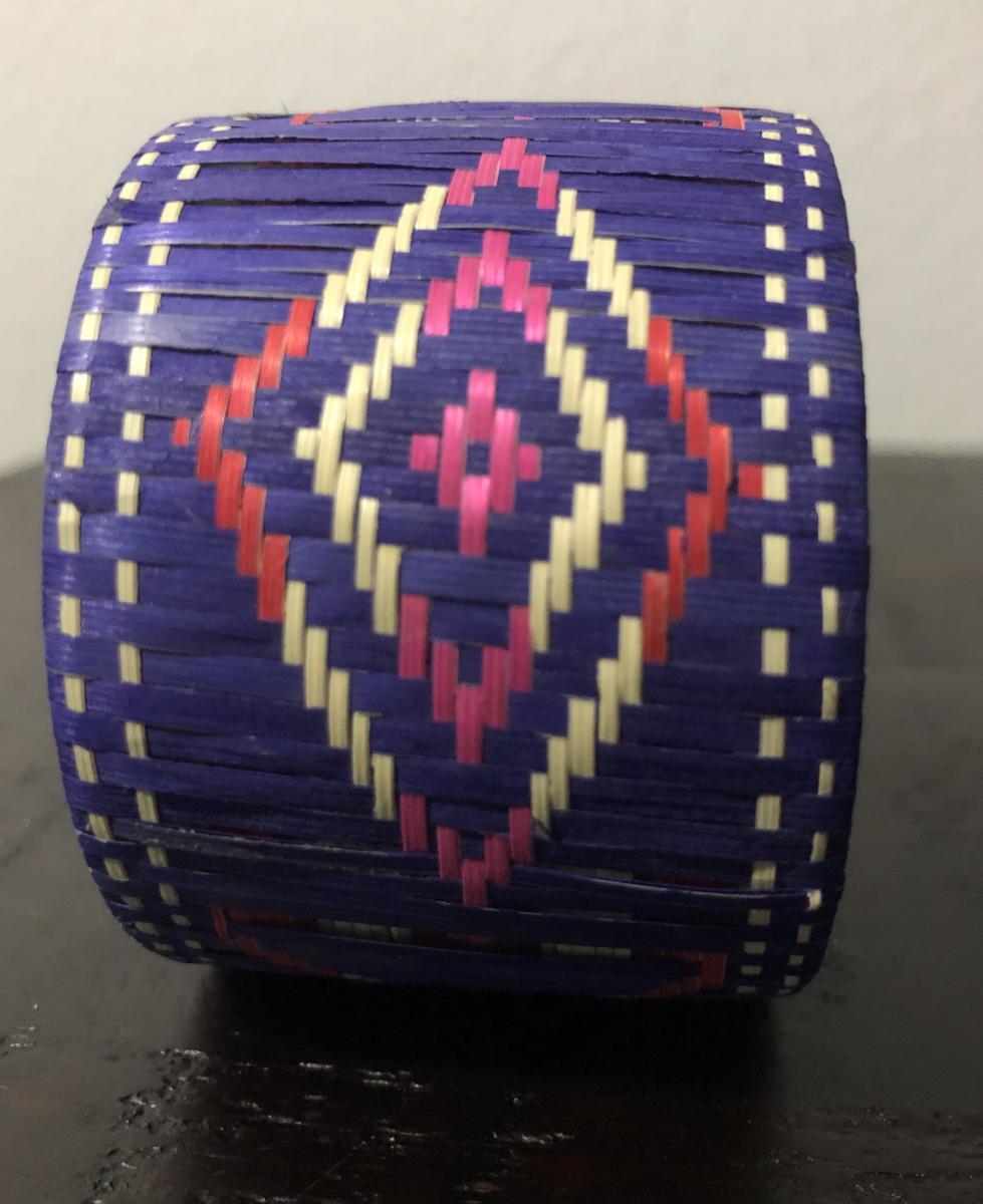 Wide Purple color Caña Flecha Bracelet picture