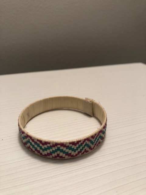 Thin Beige tri-color Caña Flecha Bracelet picture