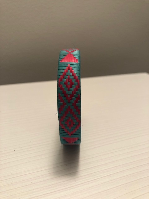 Thin Aqua color Caña Flecha Bracelet picture