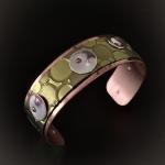 Niobium Circles Cuff