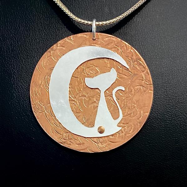 Cat in the Moon Pendant picture