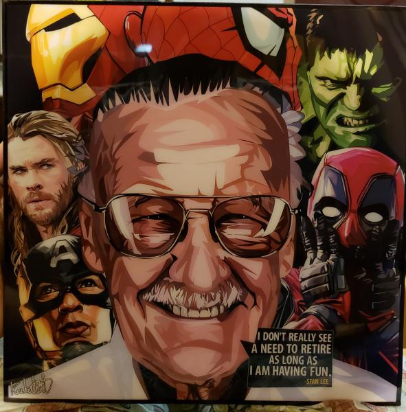 Stan Lee and Heroes picture