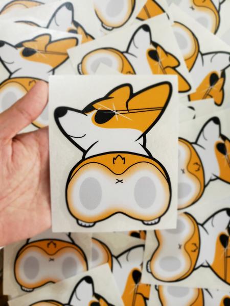 Corgi Butt Sticker