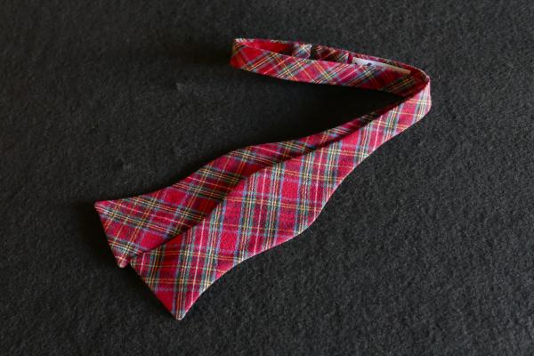 Red Plaid Bow Tie picture