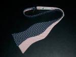 Old Glory Seersucker Bow Tie