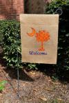 Clemson Palmetto Tree Yard Flag