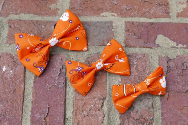 Clemson Dog Bow Tie picture