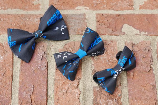 Carolina Panthers Dog Bow Tie picture