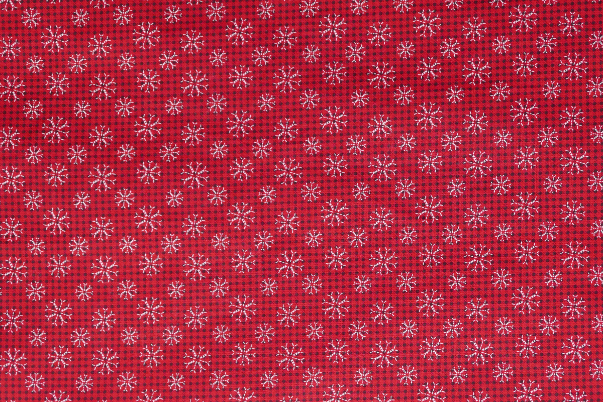 Stitched Snowflakes Face Mask picture