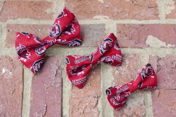 University of South Carolina Dog Bow Tie