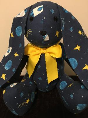 Stars and Rockets Print Bunny picture