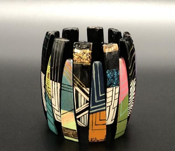 Multi Graphic/ Color Stretch Bracelet II picture