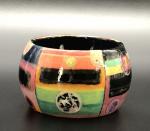 Abstract Sunrise/Sunset Bangle