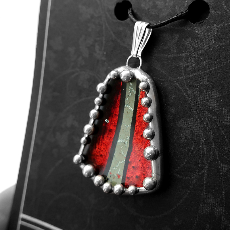 Turkish Art Glass Shard Pendant picture