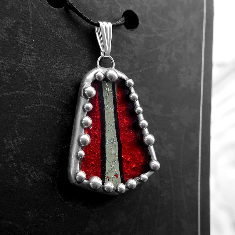 Turkish Art Glass Shard Pendant picture