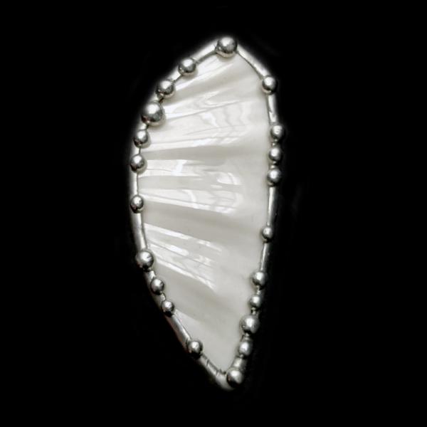 Vintage Irish Belleek Shard Pin/Pendant picture