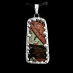 Turkish Art Glass Shard Pendant