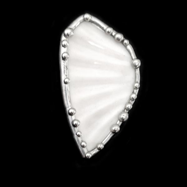 Vintage Irish Belleek Shard Pin/Pendant