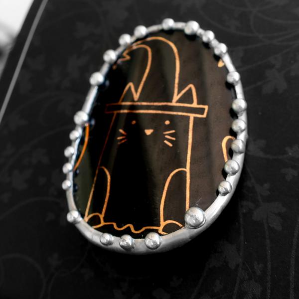 Cat Cup Shard Pin/Pendant picture